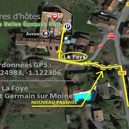 Les Belles Epoques B&B - Piscine - Terrasses - Brumisateurs - Proche Puy Du Fou Saint-Germain-sur-Moine エクステリア 写真